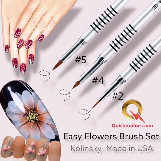 Easy Flowers Brush Set