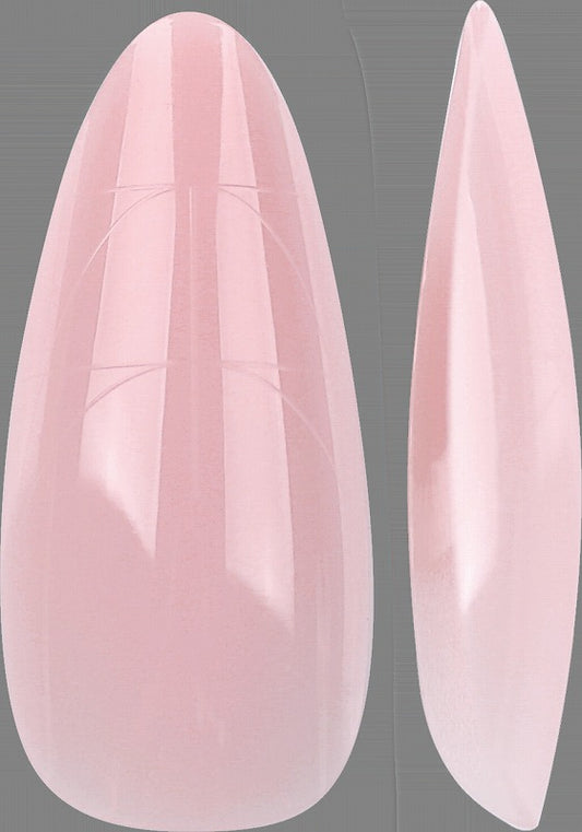 PRO QX TIPS- MEDIUM ALMOND-SAKURA PETALS-750 PCS- HALF MATTE- 15 SIZES - PRO GUIDE LINES- BUY 3 FREE 1 Copy