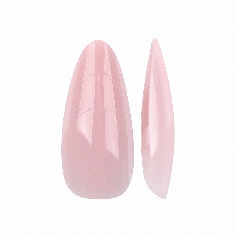 PRO QX TIPS- MEDIUM ALMOND-SAKURA PETALS-750 PCS- HALF MATTE- 15 SIZES - PRO GUIDE LINES- BUY 3 FREE 1 Copy