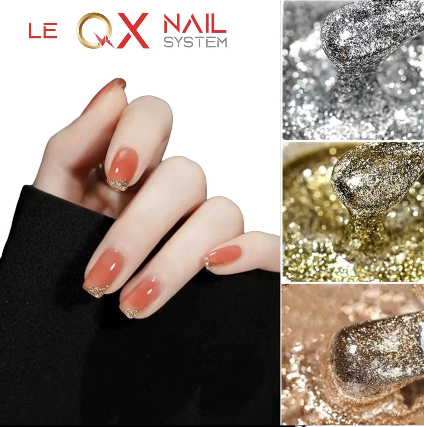Sparkly Shiny Platinum Glitter Gel