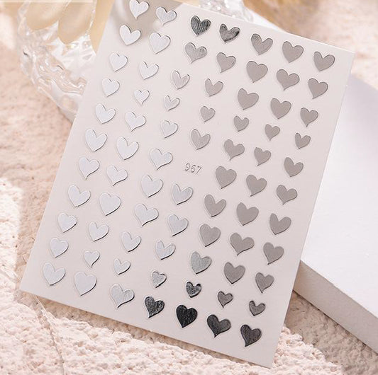 HEART STICKERS- Buy 2 free 2