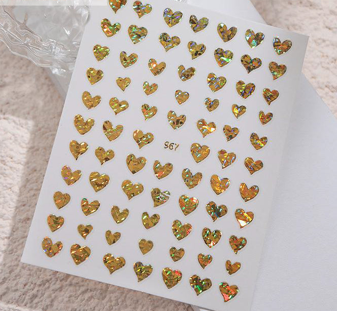 HEART STICKERS- Buy 2 free 2