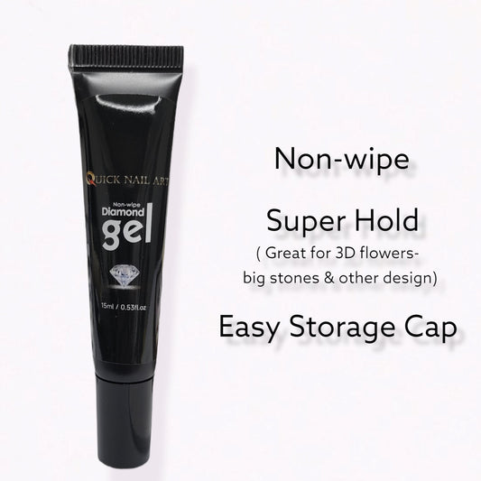 Diamond Gel Glue -Tube 15ml- Extra Hold for Big Rhinestones & 3D flowers. BUY 5 free 1
