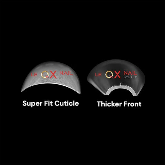 QX SOFT GEL TIPS - LONG COFFIN - Full Coverage/ Pre-file Clear. Buy 3 FREE 1