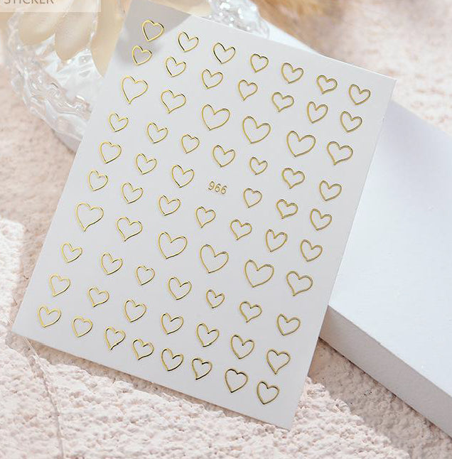 HEART STICKERS- Buy 2 free 2