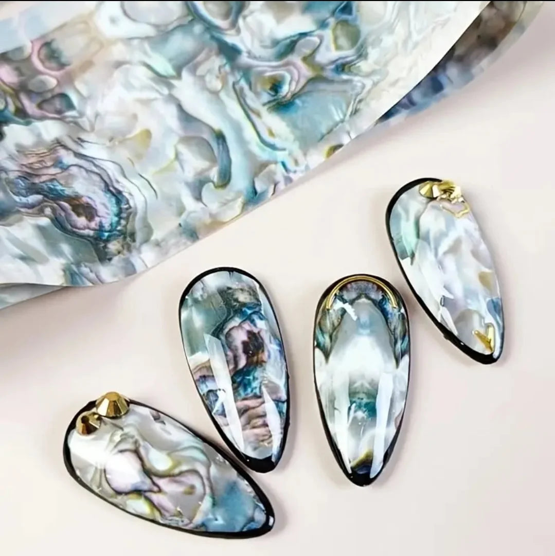 MARBLE OYSTER FOIL TRANSFER PAPER
