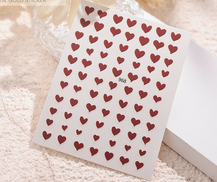 HEART STICKERS- Buy 2 free 2