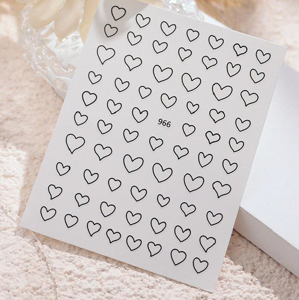 HEART STICKERS- Buy 2 free 2