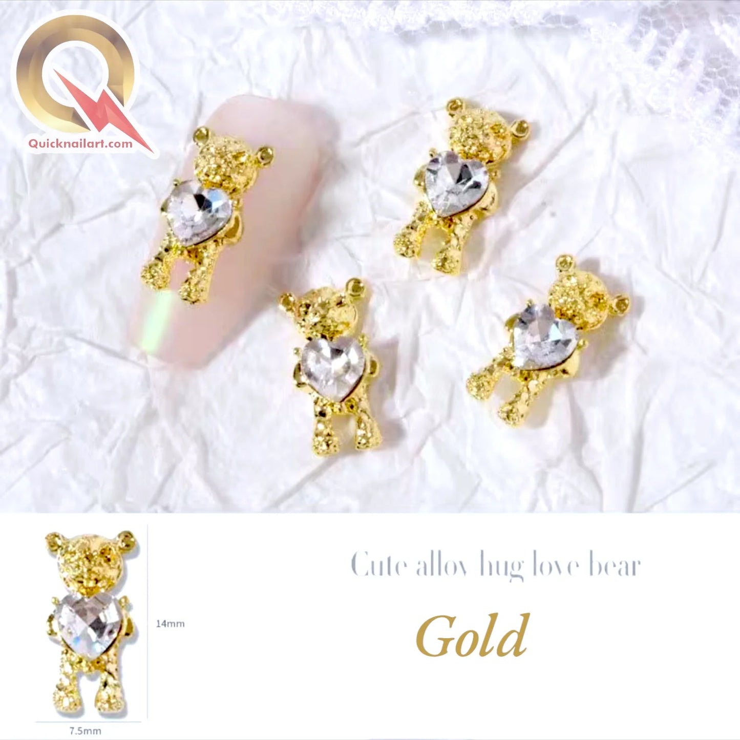 Luxury Heart Bear Hug Love