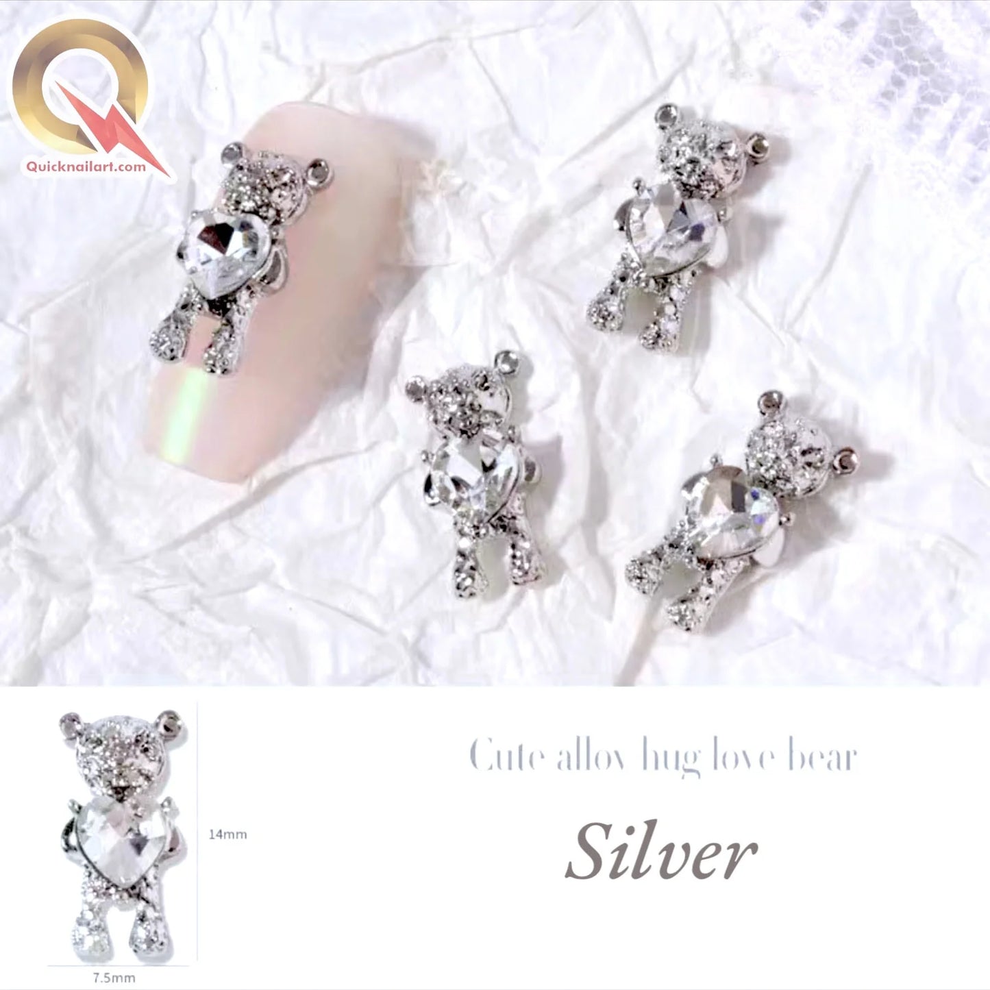 Luxury Heart Bear Hug Love
