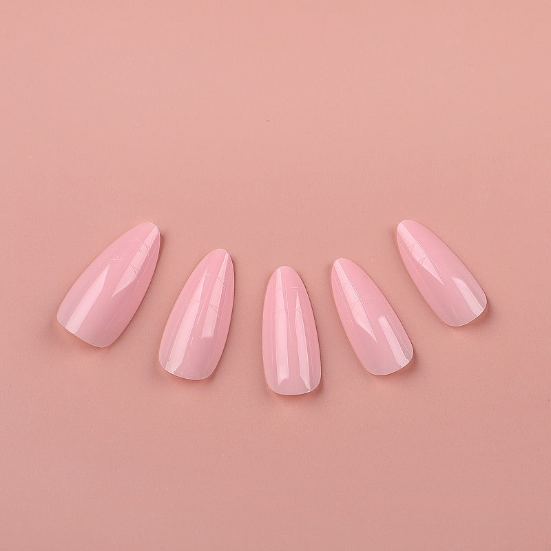 PRO QX TIPS- MEDIUM ALMOND-SAKURA PETALS-750 PCS- HALF MATTE- 15 SIZES - PRO GUIDE LINES- BUY 3 FREE 1 Copy