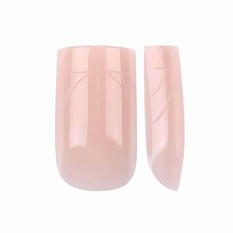 PRO QX TIPS- SHORT SQUARE - BALLET BLUSH - 750 PCS - HALF MATTE - 15 SIZES - PRO GUIDE LINES- BUY 3 FREE 1 Copy Copy