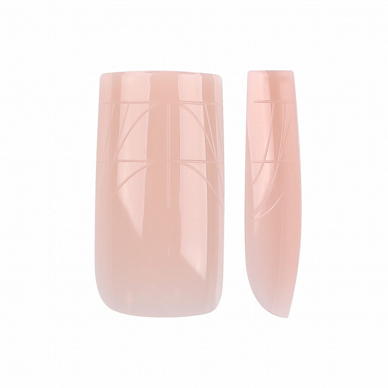 PRO QX TIPS- MEDIUM SQUARE-BALLET BLUSH-750 PCS- HALF MATTE- 15 SIZES - PRO GUIDE LINES- BUY 3 FREE 1 Copy