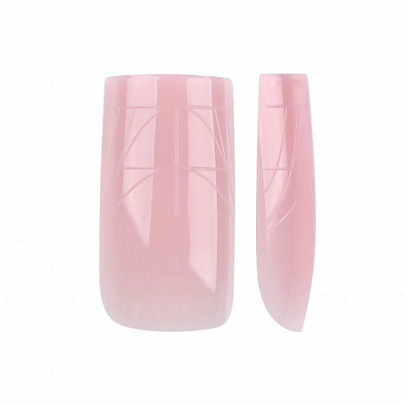 PRO QX TIPS- MEDIUM SQUARE-SAKURA PETALS-750 PCS- HALF MATTE- 15 SIZES - PRO GUIDE LINES- BUY 3 FREE 1 Copy Copy