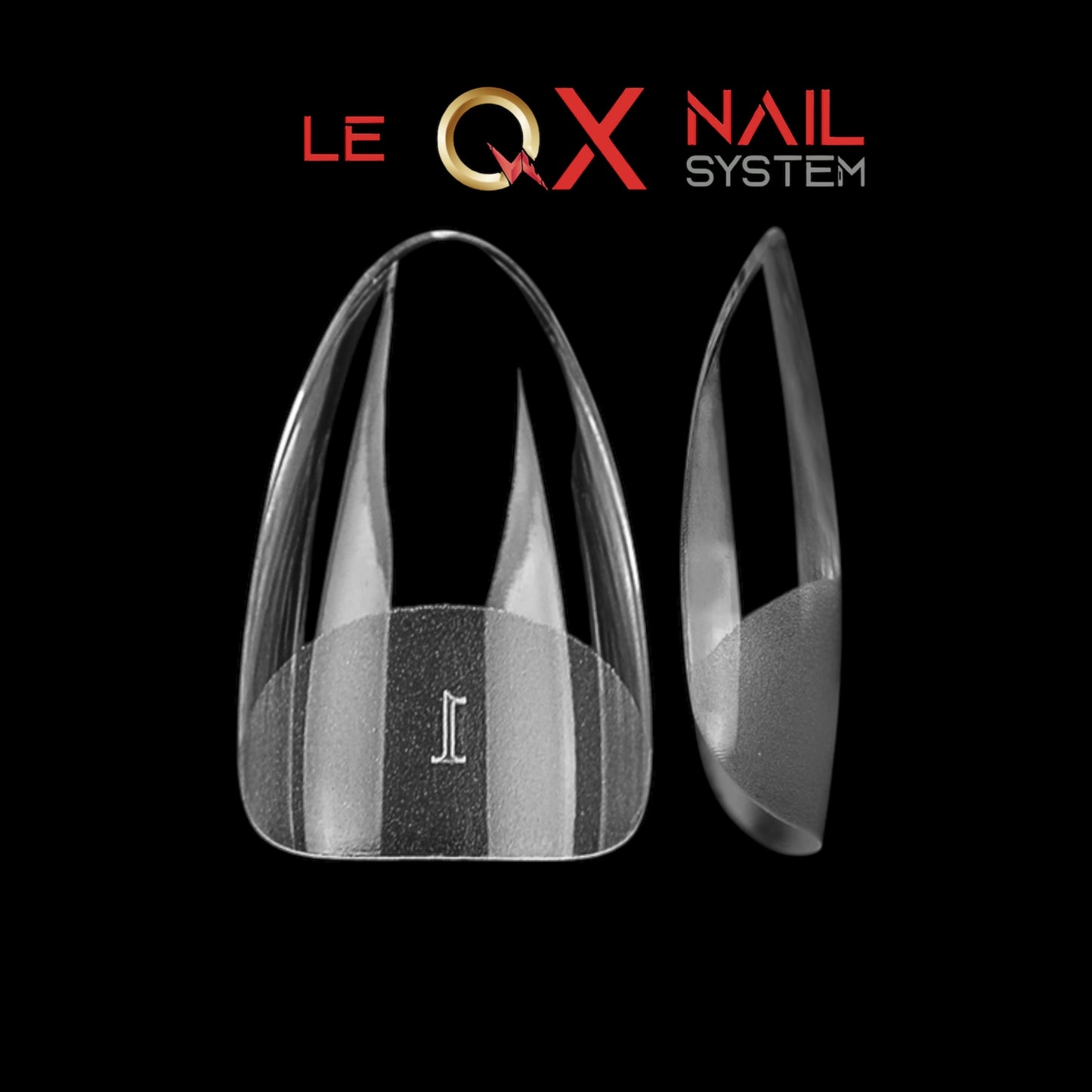 QX SOFT GEL TIPS - XS TAPERED SLEEK ALMOND - CLEAR - Full Coverage/ Prefile . Buy 3 FREE 1
