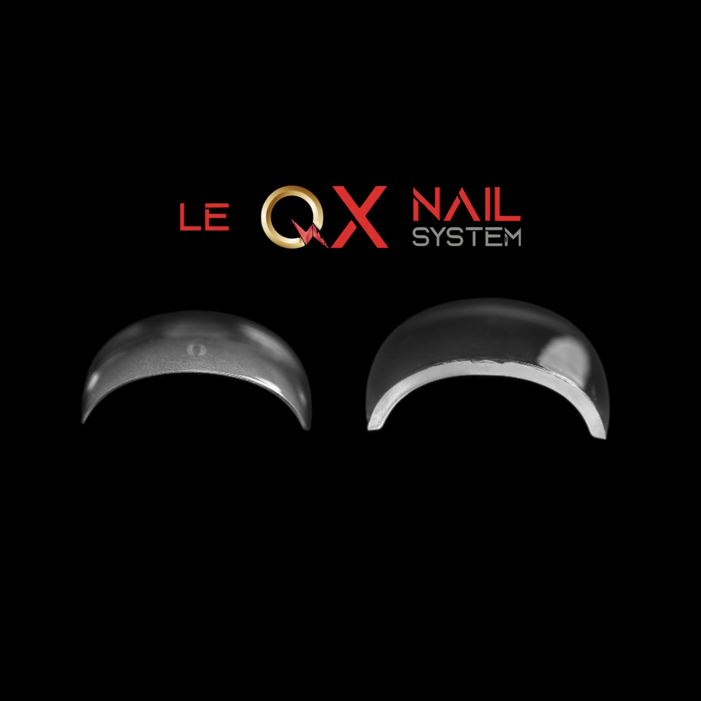 QX SOFT GEL TIPS - XS TAPERED SLEEK SQUARE - CLEAR - Full Coverage/ Prefile . Buy 3 FREE 1