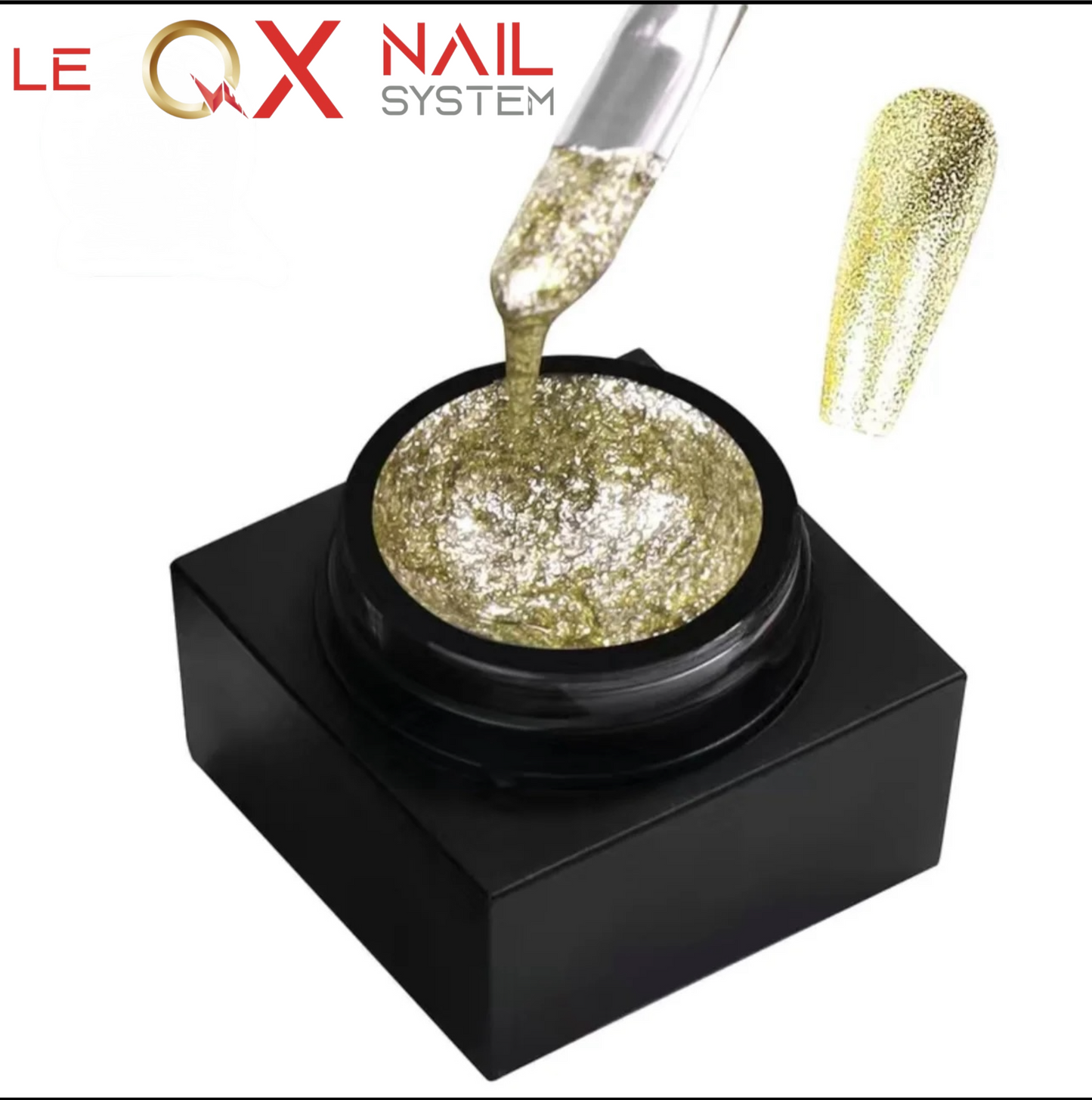 Sparkly Shiny Platinum Glitter Gel
