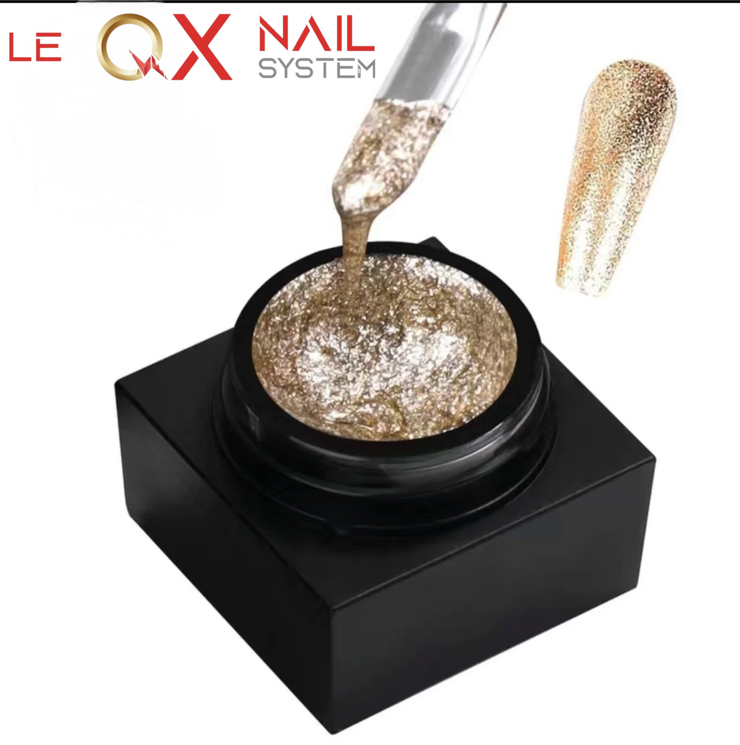 Sparkly Shiny Platinum Glitter Gel