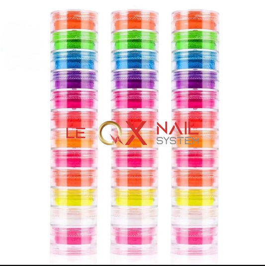 Neon Pigment 12 Colors Set