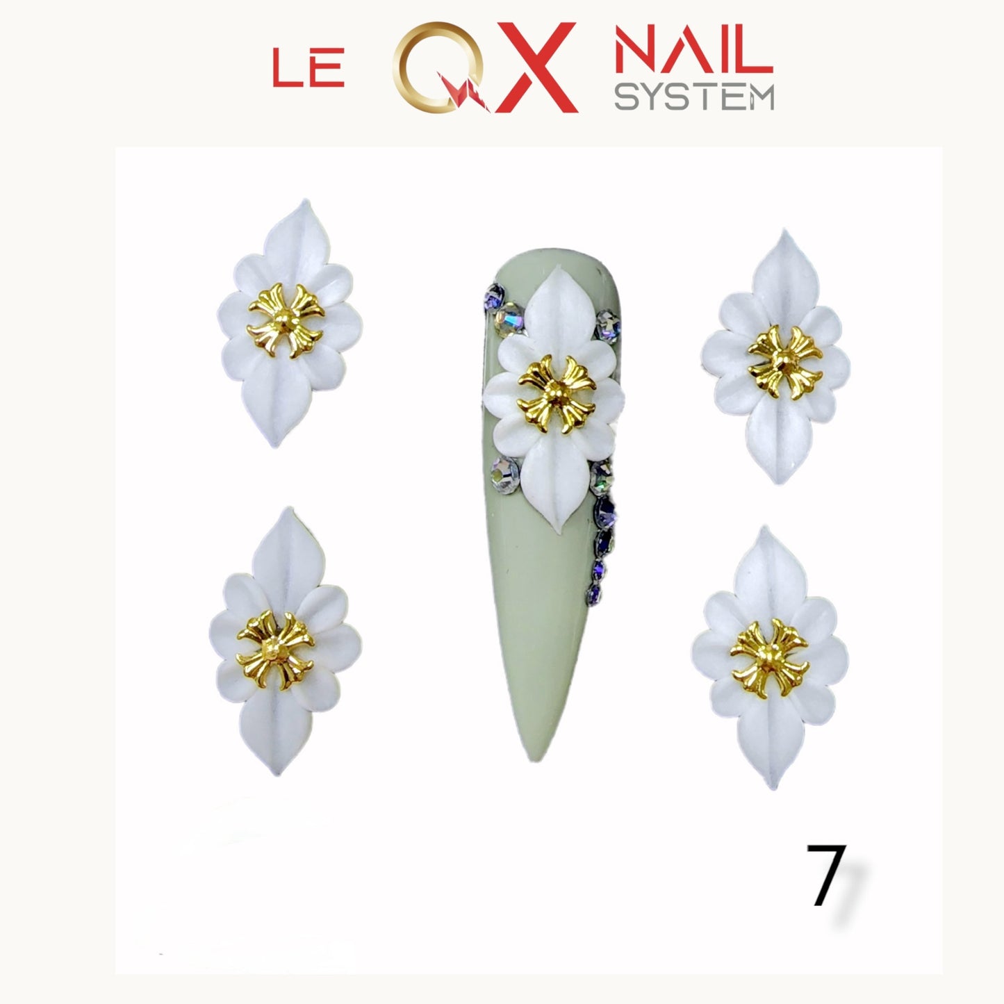 3D Flowers Acrylic HOT DEAL BUY 10 Free 5 - #1 to #30