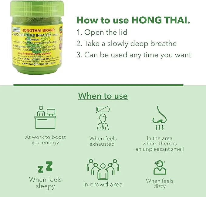 HONGTHAI Traditional Herbs Inhaler