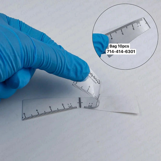 EASY BROW RULER STENCIL- L SHAPE- 10PCS