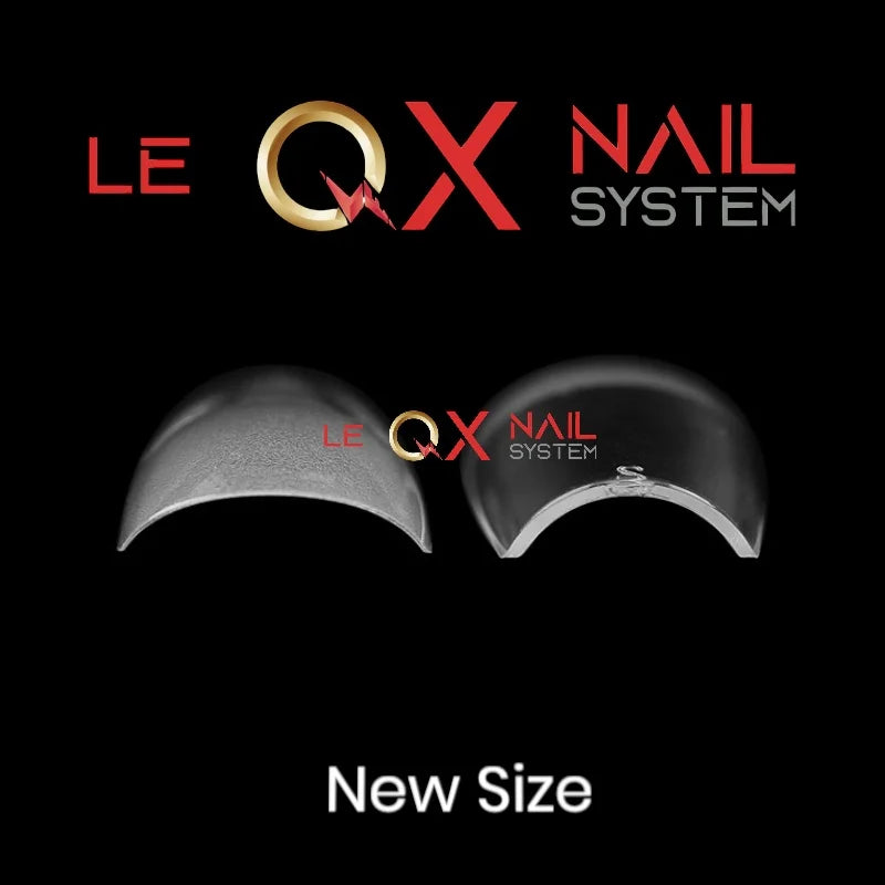 QX SOFT GEL TIPS - MEDIUM SQUARE - Full Coverage/ Prefile Clear. Buy 3 FREE 1