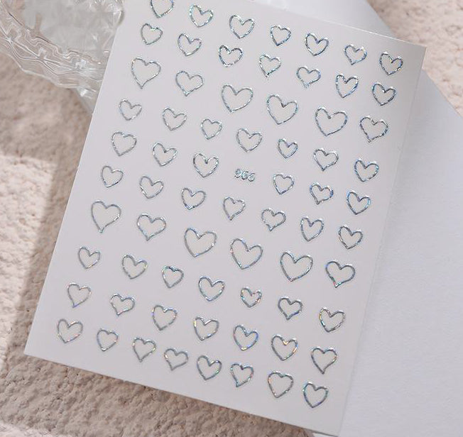HEART STICKERS- Buy 2 free 2