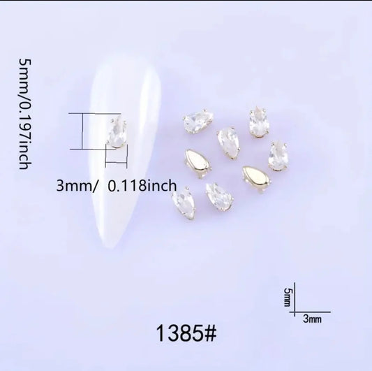 RHINESTONE SET CHARMS-120PCS